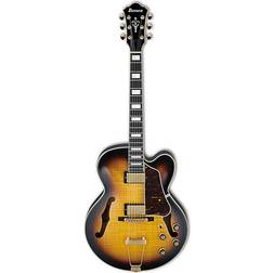Ibanez AF95FM-AYS Antique Yellow Burst Guitare semi-acoustique