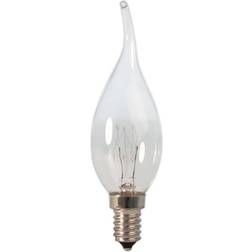 Calex Ampoule à Incandescence Flamme à Pointe E14 10W Clair