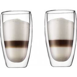 Bodum Pavina Vaso de café con leche 45cl 2pcs