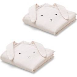 Liewood Hannah Muslin Cloth Rabbit 2-pack