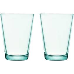 Iittala Kartio Water Green Bicchiere 40cl 2pcs