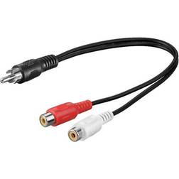 Wentronic RCA-2RCA M-F 0.2m