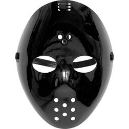 Widmann Zwart Hockey masker voor Halloween