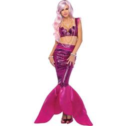 Leg Avenue Sjojungfru Rosa Deluxe Maskeraddrakt