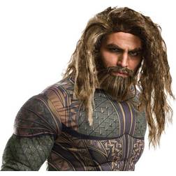 Rubies Justice League Aquaman Adult Costume Beard and Wig Set