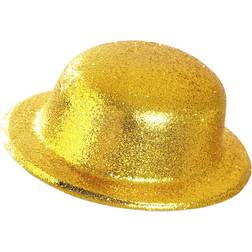 Widmann Glitter Bowler Hat Gold