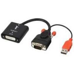 Lindy VGA-DVI/USB A M-F 0.1m