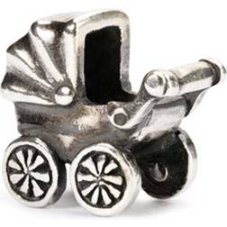 Trollbeads Baby Buggy Bead Charm - Silver