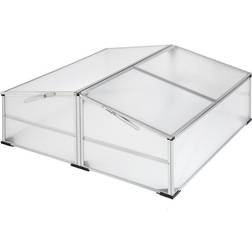 tectake Mini Greenhouse Alluminio Plastica