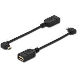 Digitus USB A-USB Micro-B 2.0 Angled