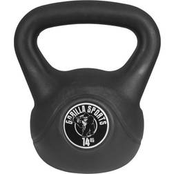 Gorilla Sports Vinyl Cement Kettlebell 14kg