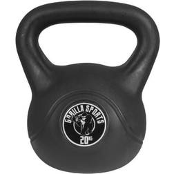 Gorilla Sports Vinyl Cement Kettlebell 20kg