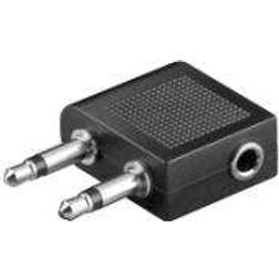 Wentronic 2x3.5mm-3.5mm M-F Adapter