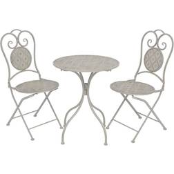 vidaXL 43154 1 Table incl. 2 Chairs Café Group Caféset, 1 Bord inkl. 2 Stolar