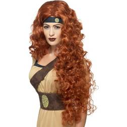 Smiffys Medieval Warrior Queen Auburn Wig