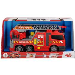 Dickie Toys Camion à échelle Fire Fighter