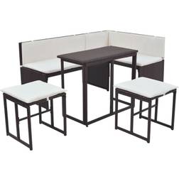 vidaXL 42879 Lounge-Set, 1 Tisch einschl. 2 Sofas