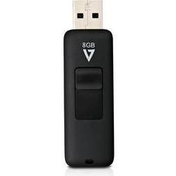 V7 Clé USB VF28GAR-3E 8 Go USB 2.0 Noir