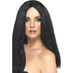 Smiffys Star Style Wig Black