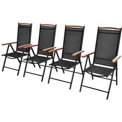 vidaXL 41733 4-pack Garden Dining Chair