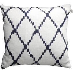 Chhatwal & Jonsson Ikat Kerela Kissenbezug White/Blue (50x50cm)