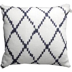Chhatwal & Jonsson Ikat Kerela Kuddöverdrag White/Blue (50x50cm)