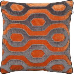 Chhatwal & Jonsson Varanasi Kuddöverdrag Orange/Grey (50x50cm)