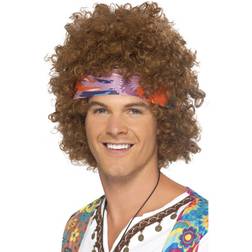 Smiffys Hippy Afro Brown