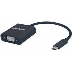 Manhattan USB C-VGA 3.1 M-F 2.6ft