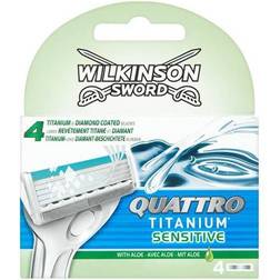 Wilkinson Sword Quattro Titanium Sensitive 4-pack