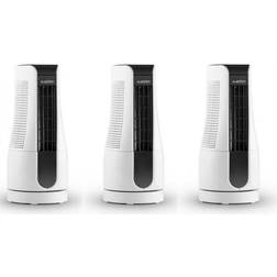 Klarstein Skyscraper Office Ventilador de Mesa Juego De 3 Piezas 16W