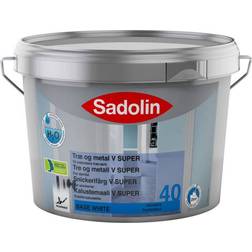 Sadolin V Super 5 Træmaling, Metalmaling Hvid 1L