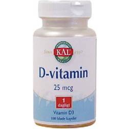 Kal D-vitamin 25mcg 100 st