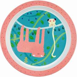 Petit Jour Baby Plate La Jungle Sloth