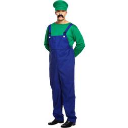 Nintendo Rörmokare Grön Budget Maskeraddräkt
