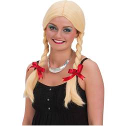 Hisab Joker Blond Peruk med Flätor