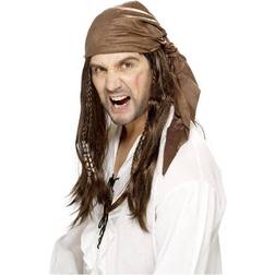 Smiffys Buccaneer Pirate Wig