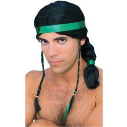 Rubies Adult Native American Male Black Wig