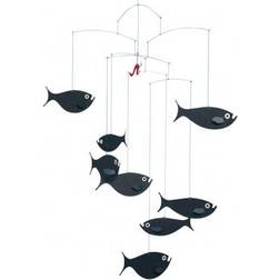 Flensted Mobiles Shoal of Fish Mobile Multicolore