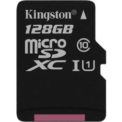 Kingston MicroSD da 128 GB Velocità UHS-I Classe 10 fino a 80MB s in lettura