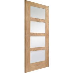 XL Joinery Shaker 4 Light Interior Door Clear Glass (83.8x198.1cm)