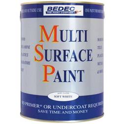 Bedec Multi Surface Metal Paint, Wood Paint Magnolia 0.25L