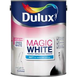 Dulux Magic White Wall Paint White 5L