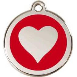 Red Dingo Enamel Heart Small