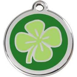 Red Dingo Enamel Tag Clover Small