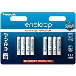 Panasonic Eneloop Sy3052692 Pack 8 Pilas Recargables, Aaa