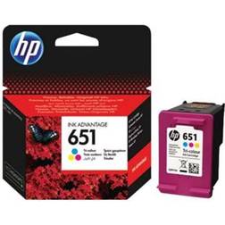 HP 651 Cartouche D'encre Noir Trois-couleurs C2P11AEBHK