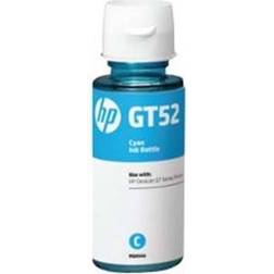 HP GT52 Mustepatruuna - Cyan