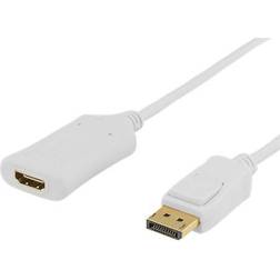 Deltaco HDMI-DisplayPort M-F 0.5m