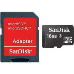 SanDisk microSDHC Class 4 16GB +Adapter
